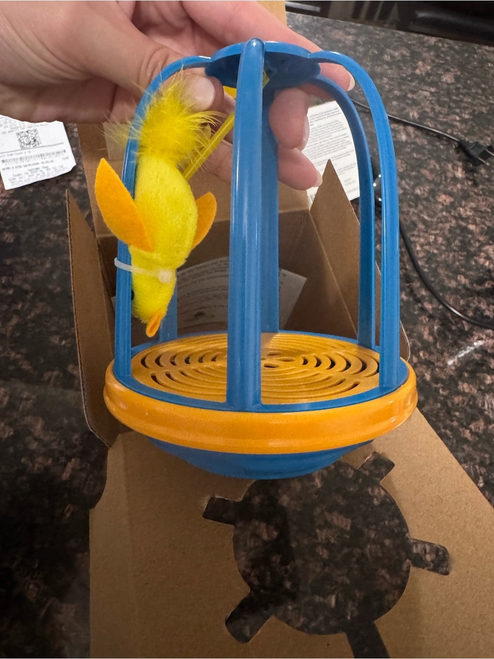 OurPets Bird in Cage Electronic Cat Toy - Picture 9 of 10